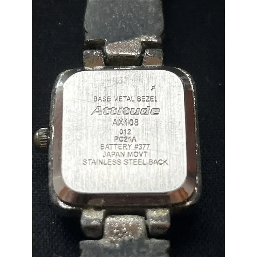 Attitude silver tone